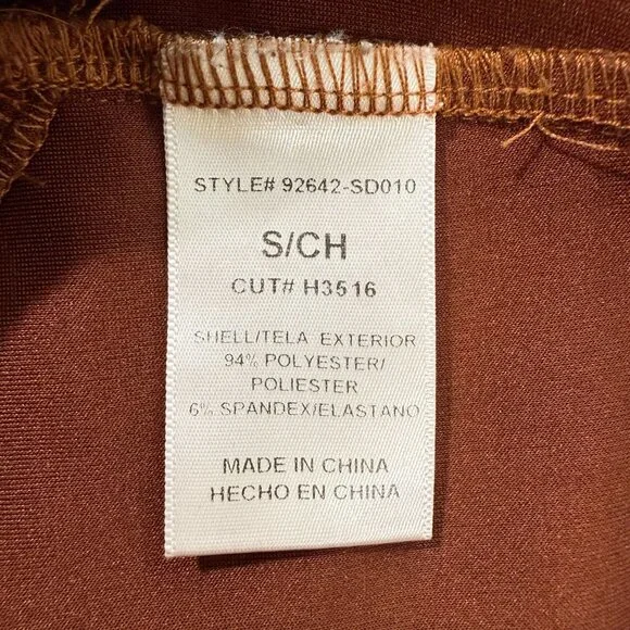 Mosaic & Co Y2K Mini Skirt Womens S Cognac Faux Suede Brown Boho‎ Western Retro - Picture 4 of 8